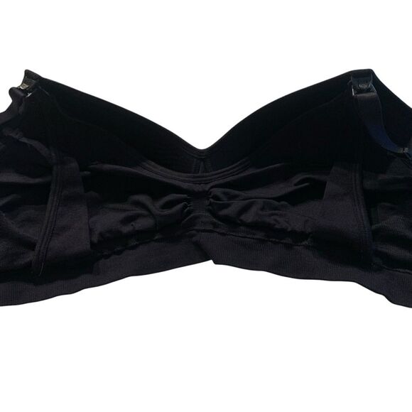 Kindred Bravely Sublime Hands-Free Pumping & Nursing Bra Women's Black Size XL - Picture 7 of 13